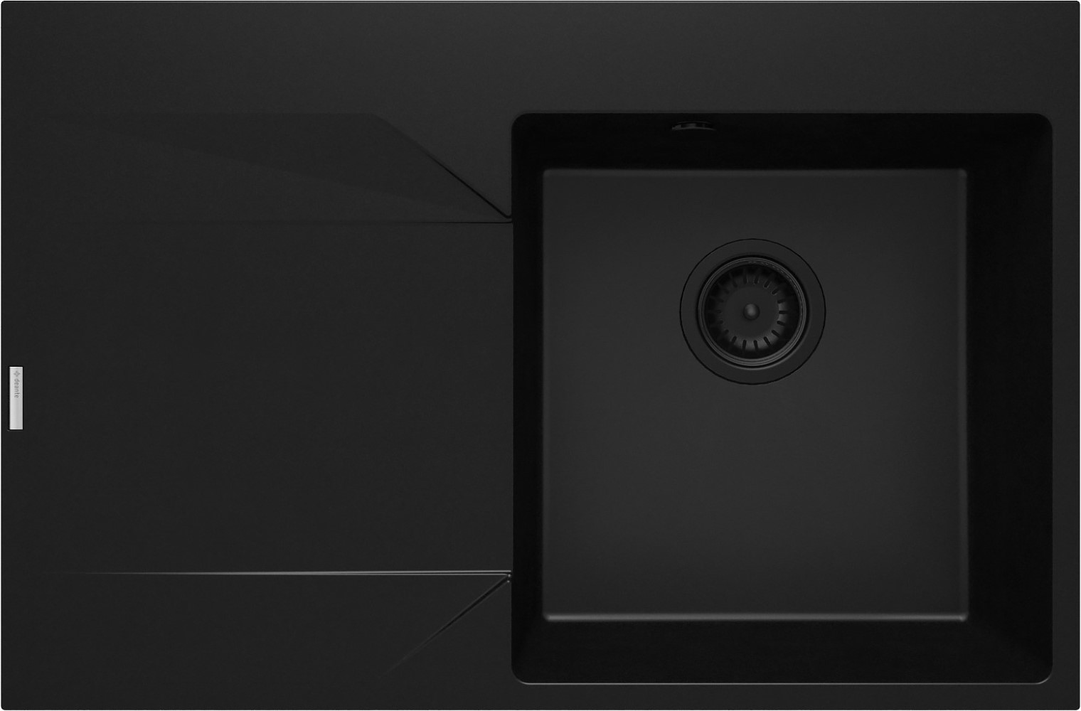 Deante Evora granitový drez 76x50 cm čierna ZQJ_N11L