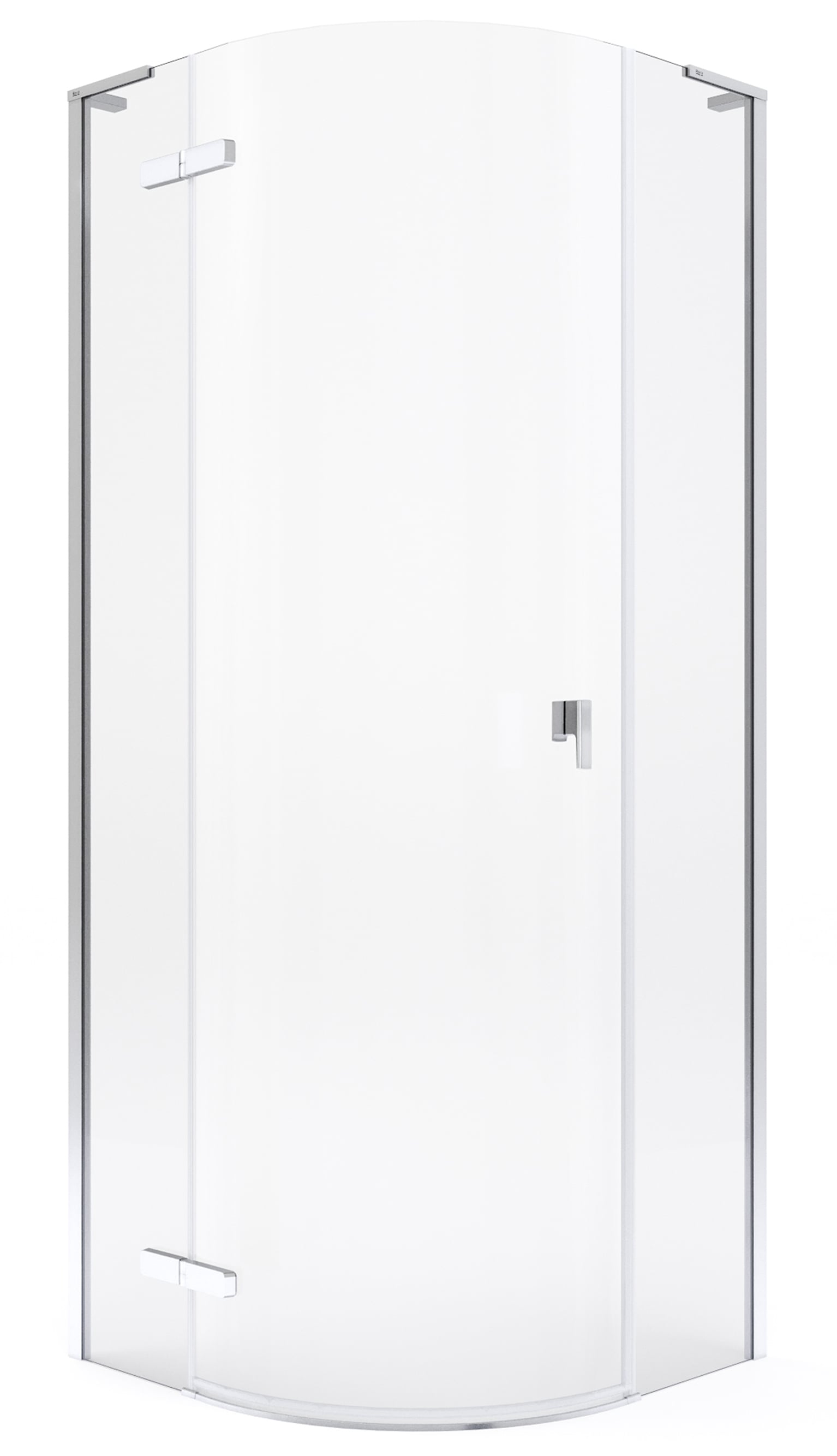 Roca Metropolis-N sprchovací kút 90x90 cm polkruhová chromová lesklé/priehľadné sklo AMP1009012M