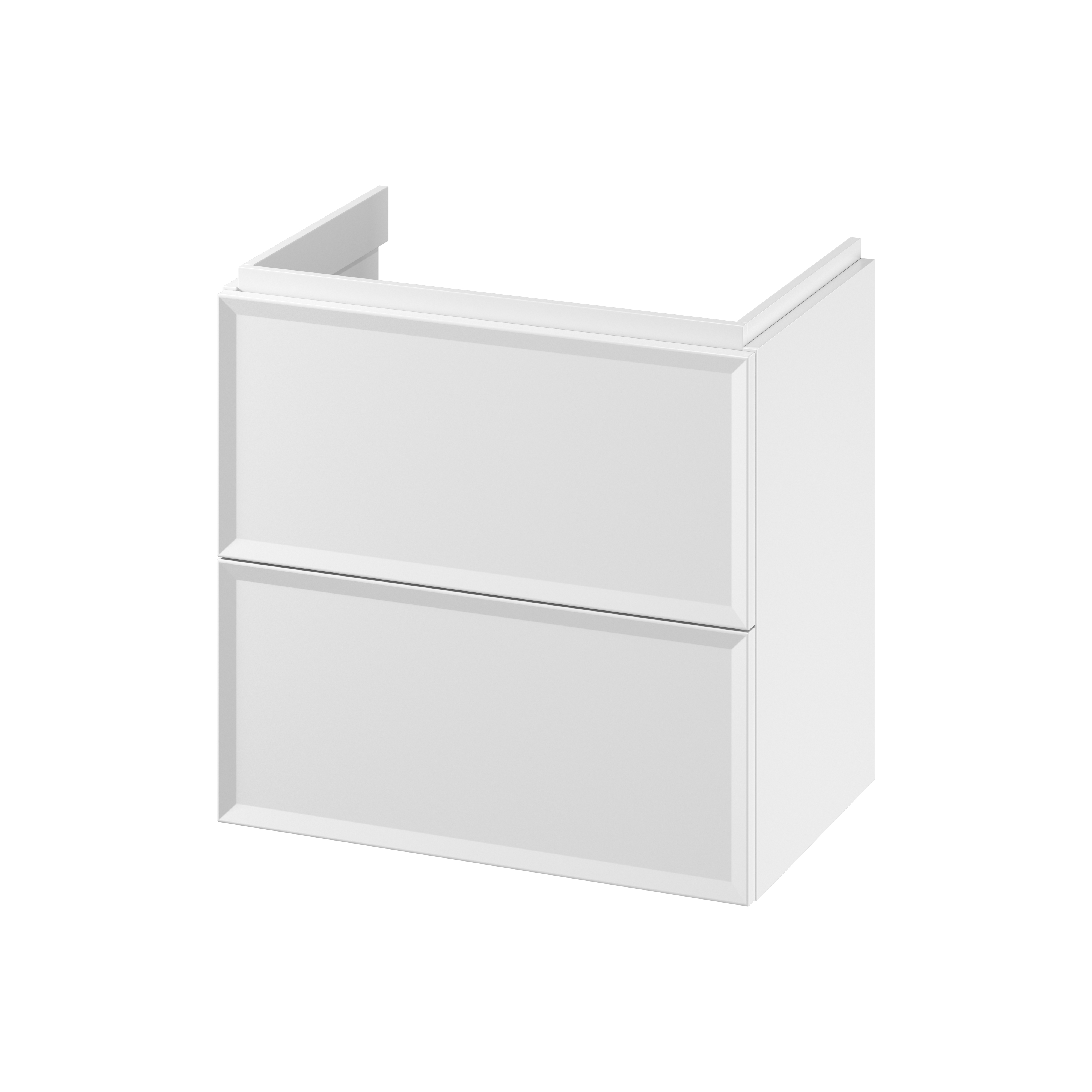 Cersanit Milagros skrinka 59.4x37.4x55.1 cm závesná kúpeľňová skrinka pod umývadlo biela S1021-008