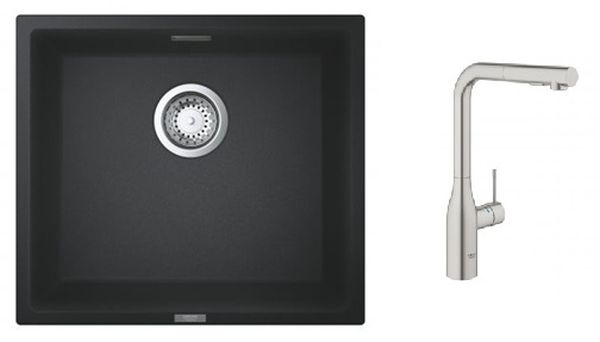Súprava kuchynská batéria Grohe Essence 30270DC0, granitový drez Grohe K700 31653AP0