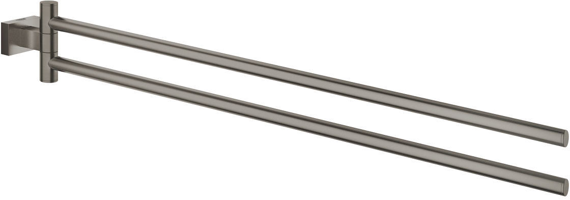 Grohe Essentials Cube vešiak na uterák Brushed Hard Graphite 40624AL1