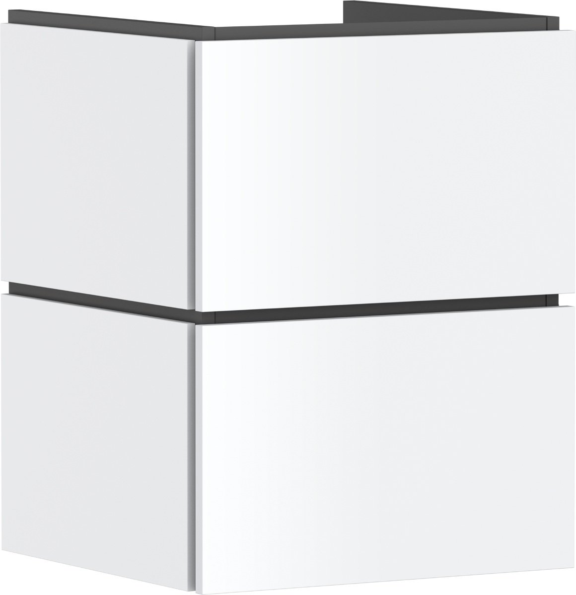 Hansgrohe Xilesa E skrinka 48x47x62 cm závesná kúpeľňová skrinka pod umývadlo biela 54291700