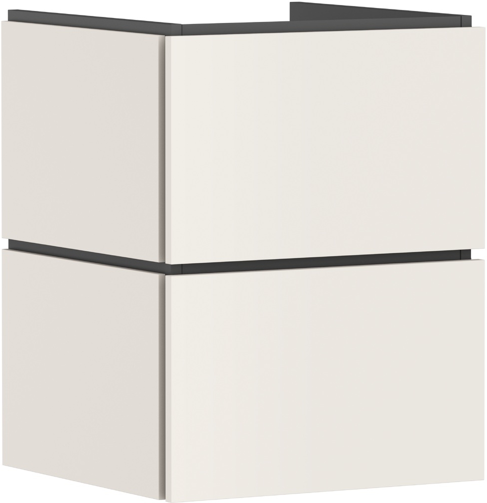 Hansgrohe Xilesa E skrinka 48x47x62 cm závesná kúpeľňová skrinka pod umývadlo piesková 54291780