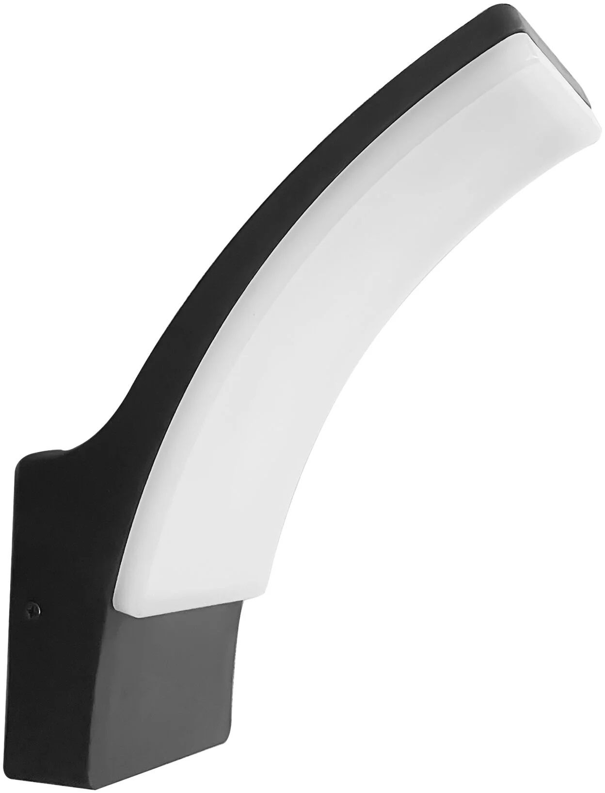 Goldlux Amy vonkajšie nástenné svietidlo 1x12 W čierna-mliečna 331359