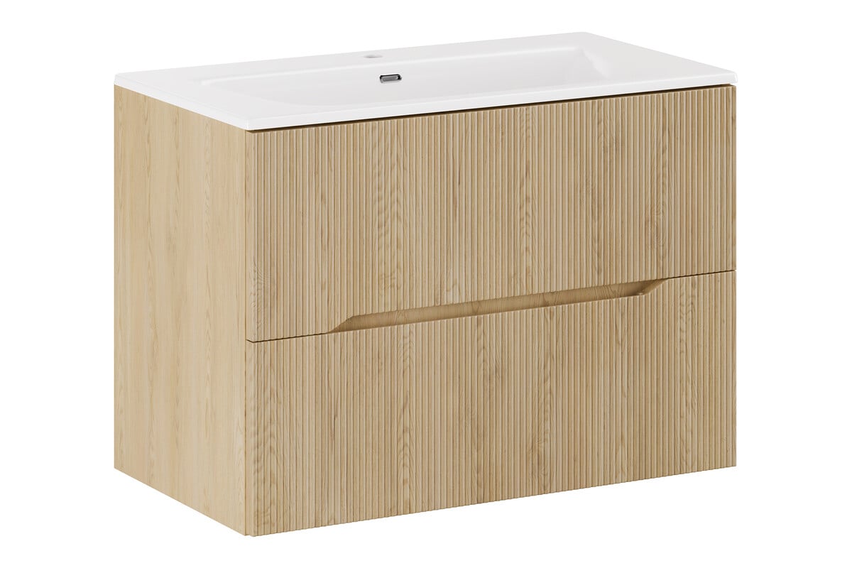 Súprava skrinka Comad Nordic Cremona NORDIC CREMONA 82-80-46-2S, umývadlo Comad Sky SKY80/DP-8099