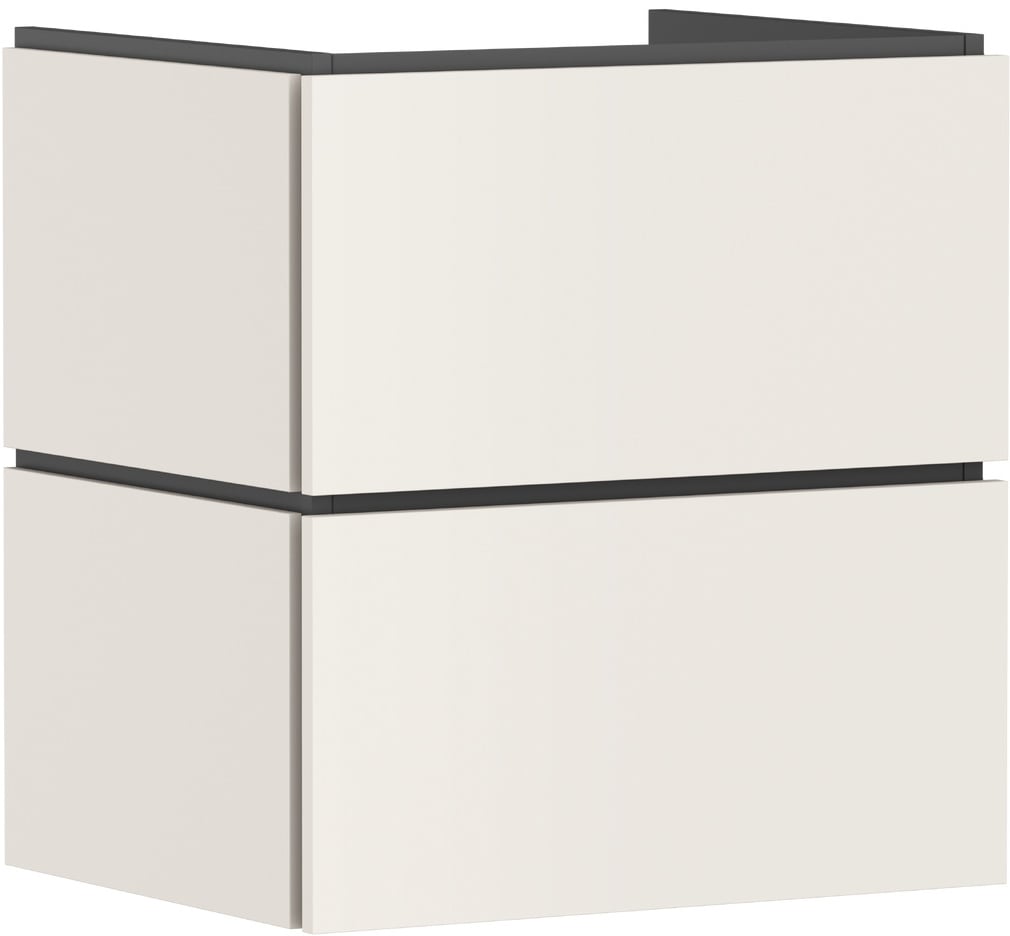 Hansgrohe Xilesa E skrinka 58x47x62 cm závesná kúpeľňová skrinka pod umývadlo piesková 54293780
