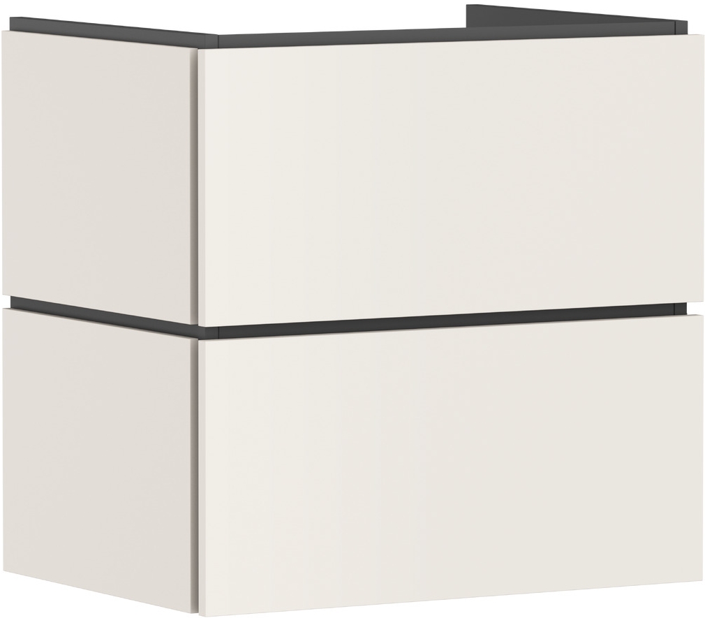 Hansgrohe Xilesa E skrinka 63x47x62 cm závesná kúpeľňová skrinka pod umývadlo piesková 54294780