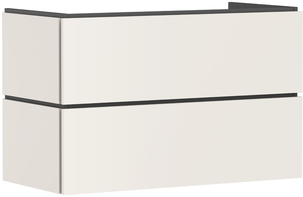 Hansgrohe Xilesa E skrinka 98x47x62 cm závesná kúpeľňová skrinka pod umývadlo piesková 54297780