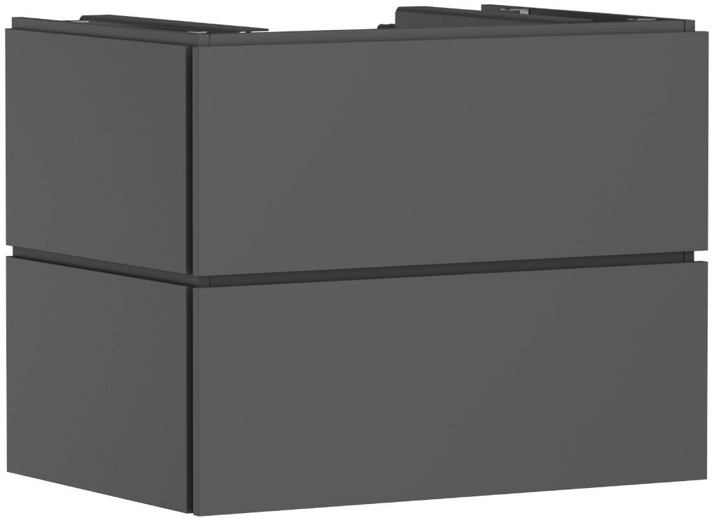 Hansgrohe Xilesa E skrinka 78x55x62 cm závesná kúpeľňová skrinka pod umývadlo sivá 54300760