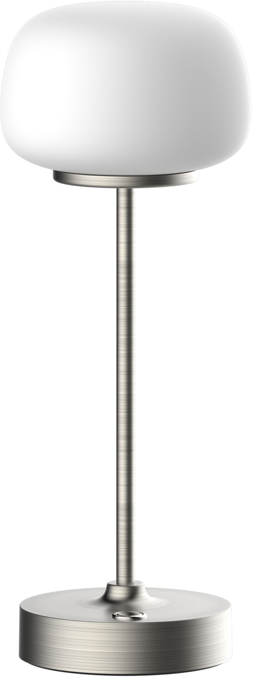 Goldlux Gwinea stolová lampa 1x2 W biela-strieborná 329868