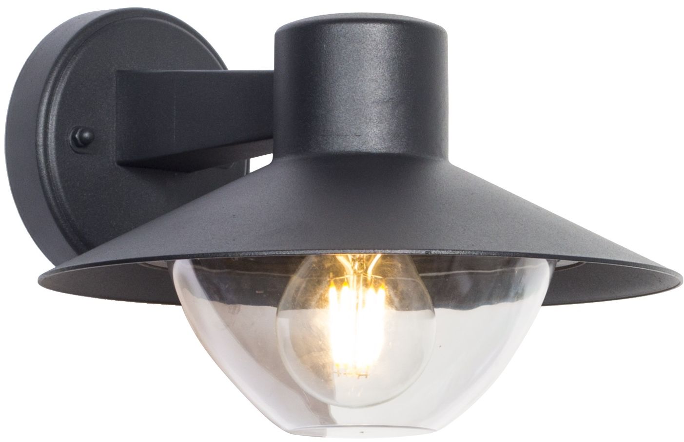 Zuma Line Eclipse vonkajšie nástenné svietidlo 1x40 W čierna 19103B-WD