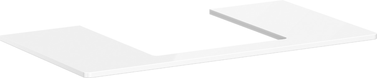 Hansgrohe Xelu Q doska na skrinku 98x55 cm biela 54095050