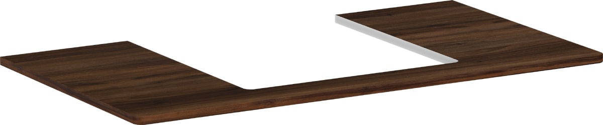 Hansgrohe Xelu Q doska na skrinku 98x55 cm orech 54095630