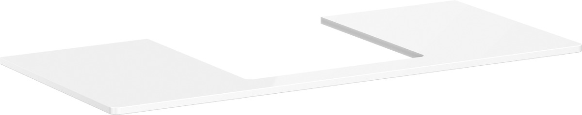 Hansgrohe Xelu Q doska na skrinku 118x55 cm biela 54096050