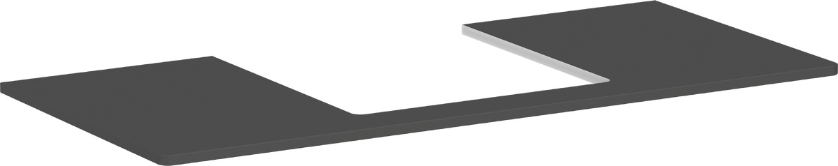 Hansgrohe Xelu Q doska na skrinku 118x55 cm sivá 54096910