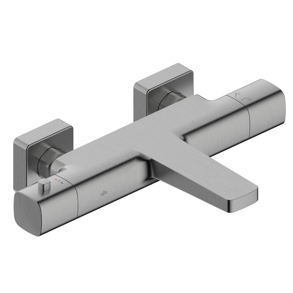 KFA Armatura Malaga vaňová/sprchová batéria nástenná s termostatom tmavomodrá 5754-010-61