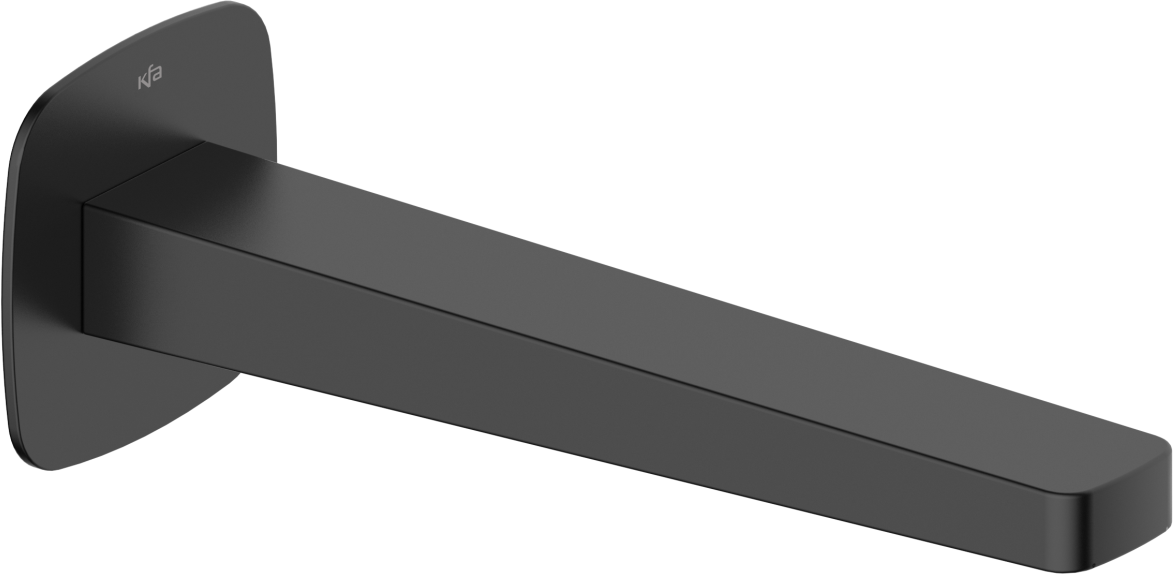 KFA Armatura Malaga Black výtoková rúra batérie vaňová čierna 836-007-81