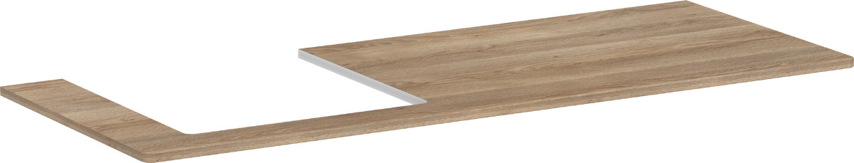 Hansgrohe Xelu Q doska na skrinku 136x55 cm dub 54097230