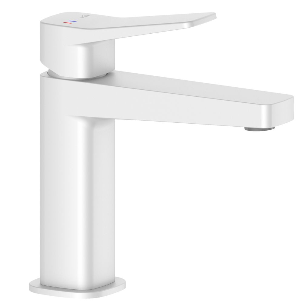 KFA Armatura Malaga umývadlová batéria stojanková biela 4522-815-44