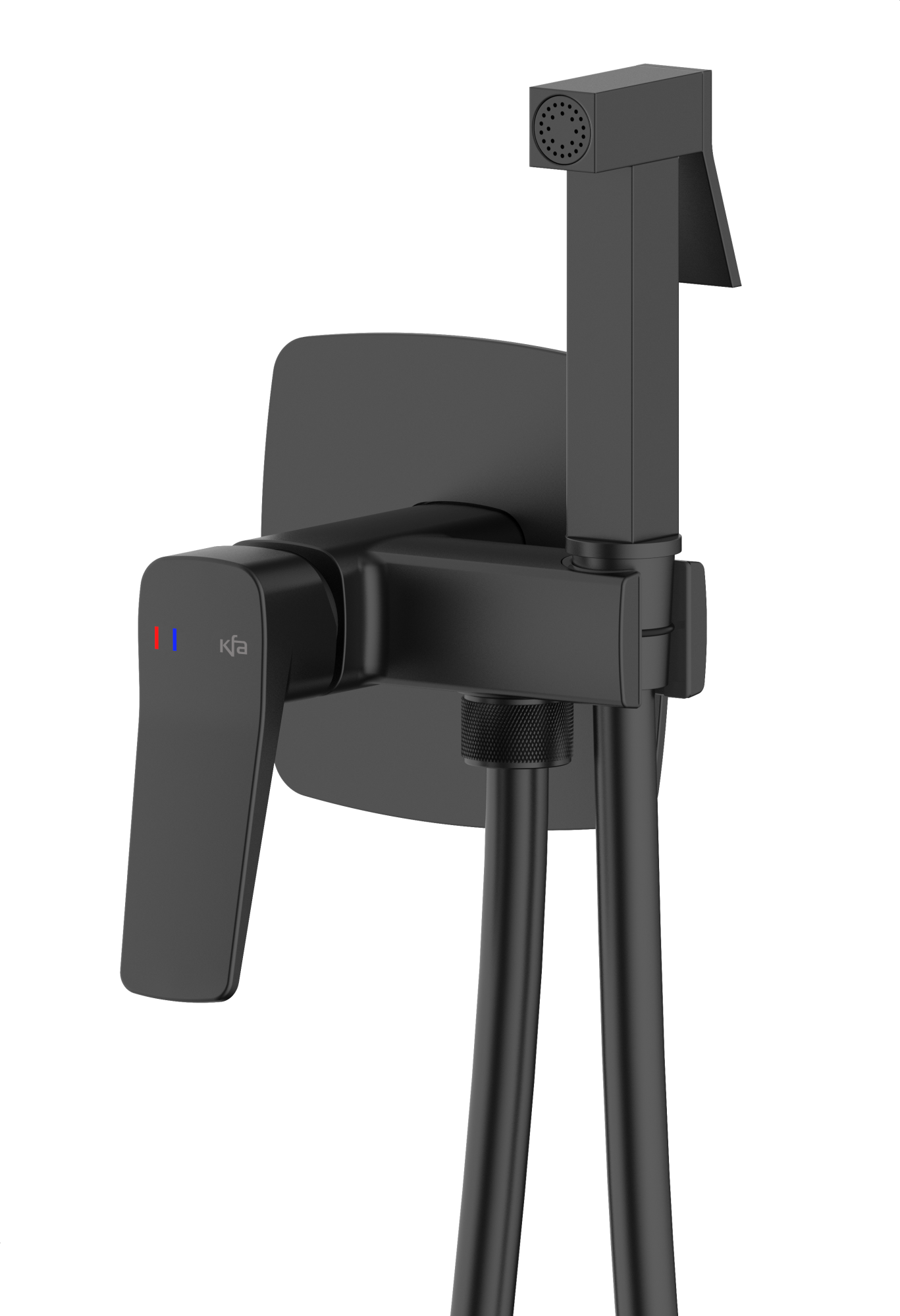 KFA Armatura Malaga Black bidetová batéria podomietková čierna 4529-512-81