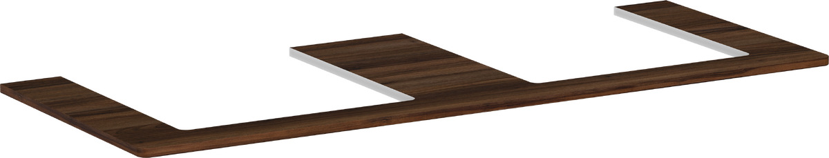 Hansgrohe Xelu Q doska na skrinku 136x55 cm orech 54099630