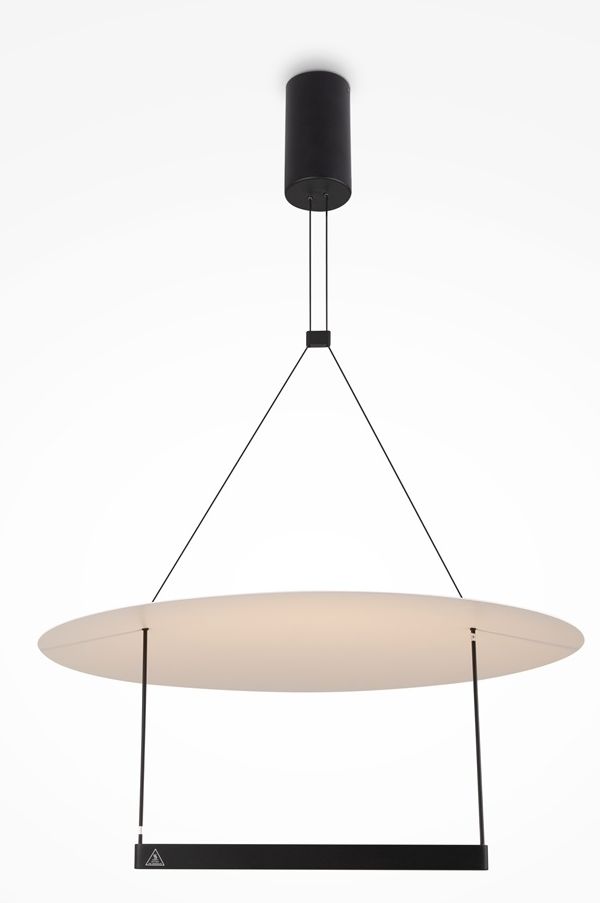 Maytoni Ambience závesné svietidlo 1x30 W biela-čierna MOD280PL-L30B3K1