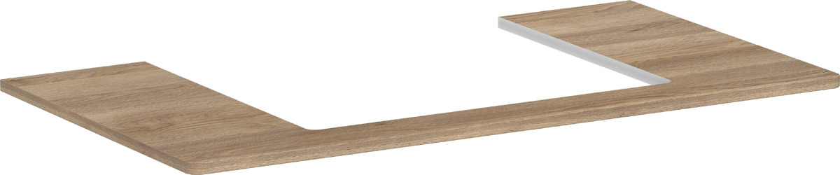 Hansgrohe Xelu Q doska na skrinku 98x55 cm dub 54110230