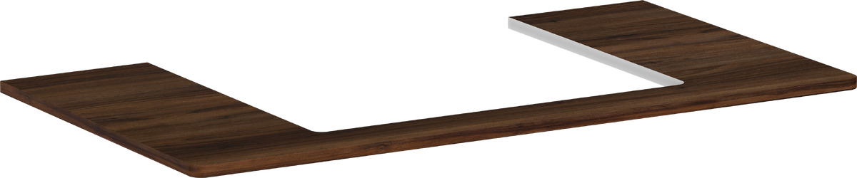 Hansgrohe Xelu Q doska na skrinku 98x55 cm orech 54110630