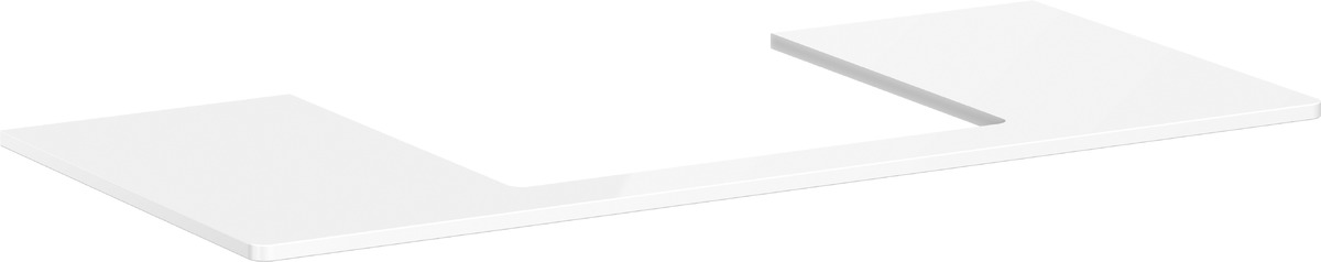 Hansgrohe Xelu Q doska na skrinku 118x55 cm biela 54111050