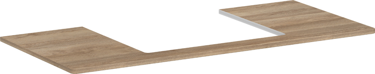 Hansgrohe Xelu Q doska na skrinku 118x55 cm dub 54111230