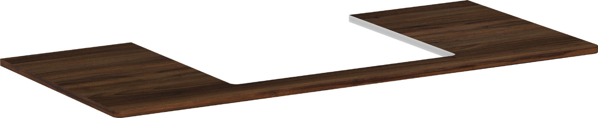 Hansgrohe Xelu Q doska na skrinku 118x55 cm orech 54111630