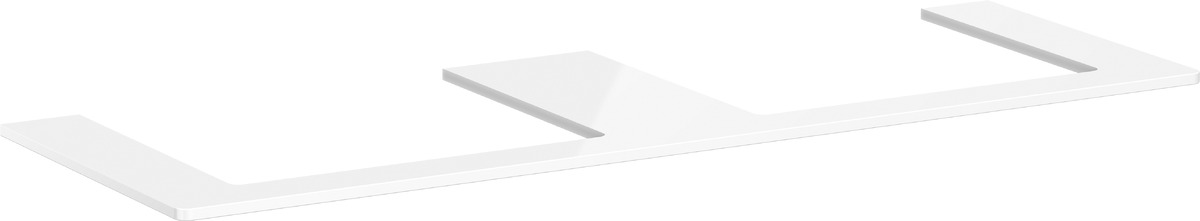 Hansgrohe Xelu Q doska na skrinku 156x55 cm biela 54112050