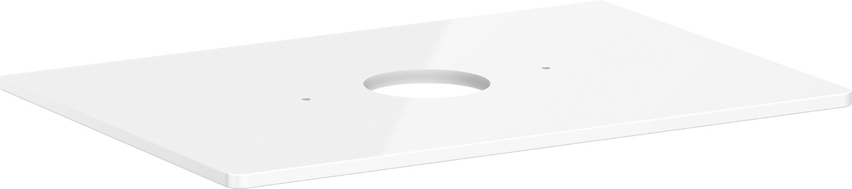 Hansgrohe Xelu Q doska na skrinku 78x55 cm biela 54113050