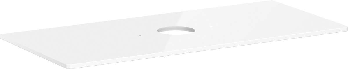 Hansgrohe Xelu Q doska na skrinku 118x55 cm biela 54115050