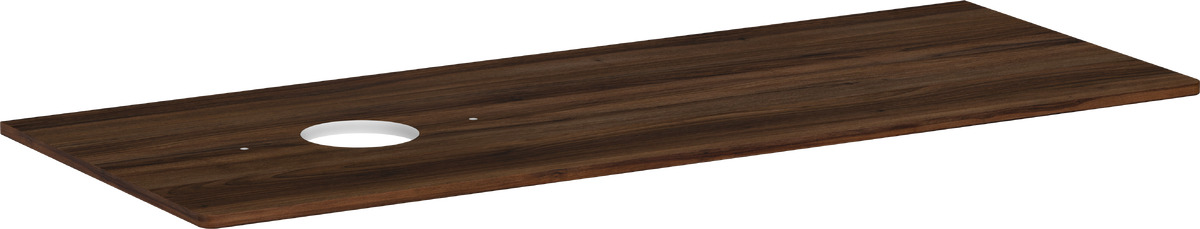 Hansgrohe Xelu Q doska na skrinku 136x55 cm orech 54116630