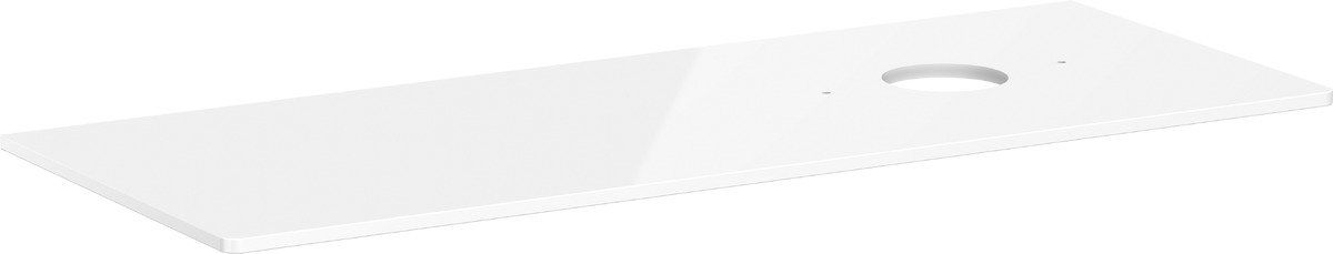 Hansgrohe Xelu Q doska na skrinku 136x55 cm biela 54117050