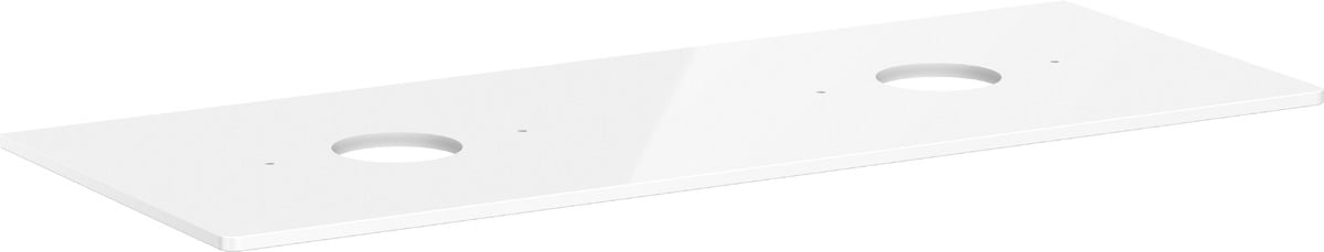 Hansgrohe Xelu Q doska na skrinku 136x55 cm biela 54118050