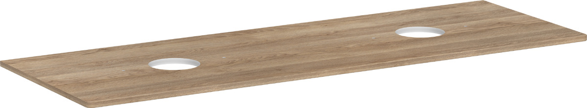 Hansgrohe Xelu Q doska na skrinku 156x55 cm dub 54119230