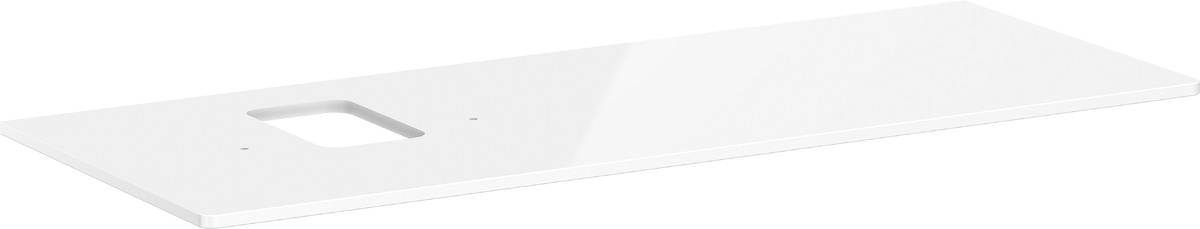 Hansgrohe Xelu Q doska na skrinku 136x55 cm biela 54123050