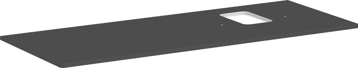 Hansgrohe Xelu Q doska na skrinku 136x55 cm sivá 54124910