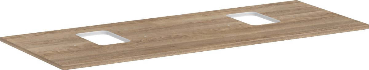 Hansgrohe Xelu Q doska na skrinku 136x55 cm dub 54125230