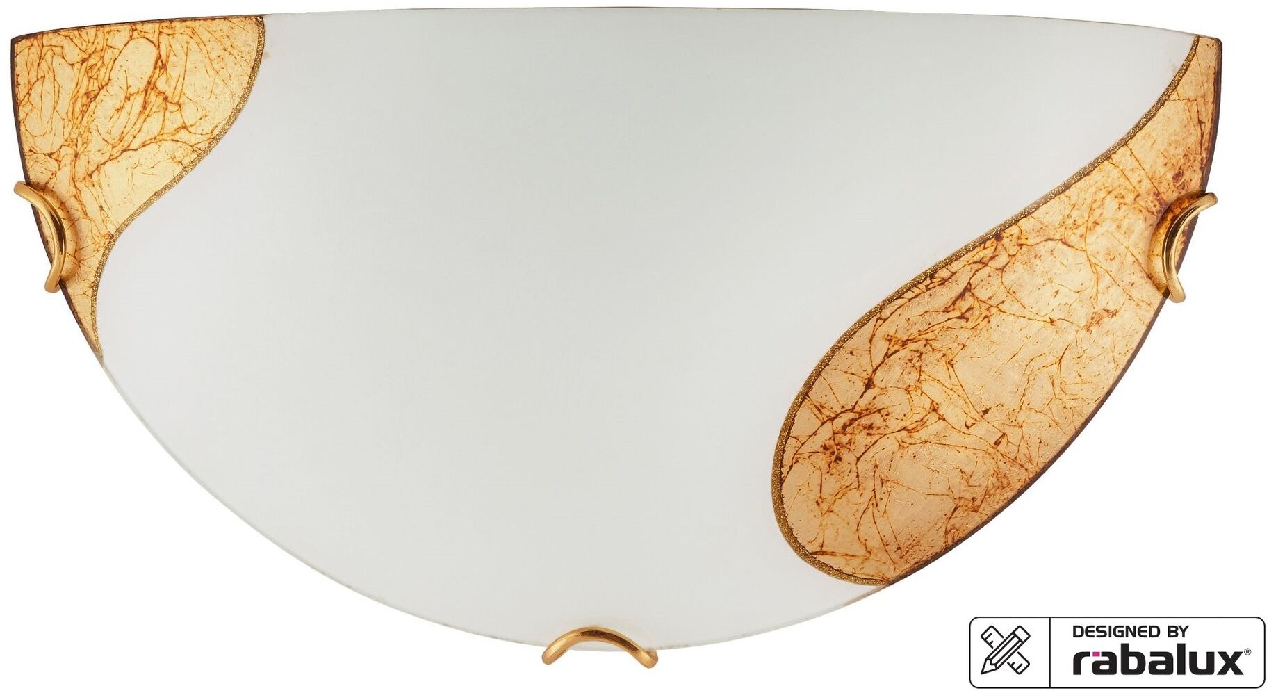 Rabalux Art Gold nástenná lampa 1x60 W biela-zlatá 1940