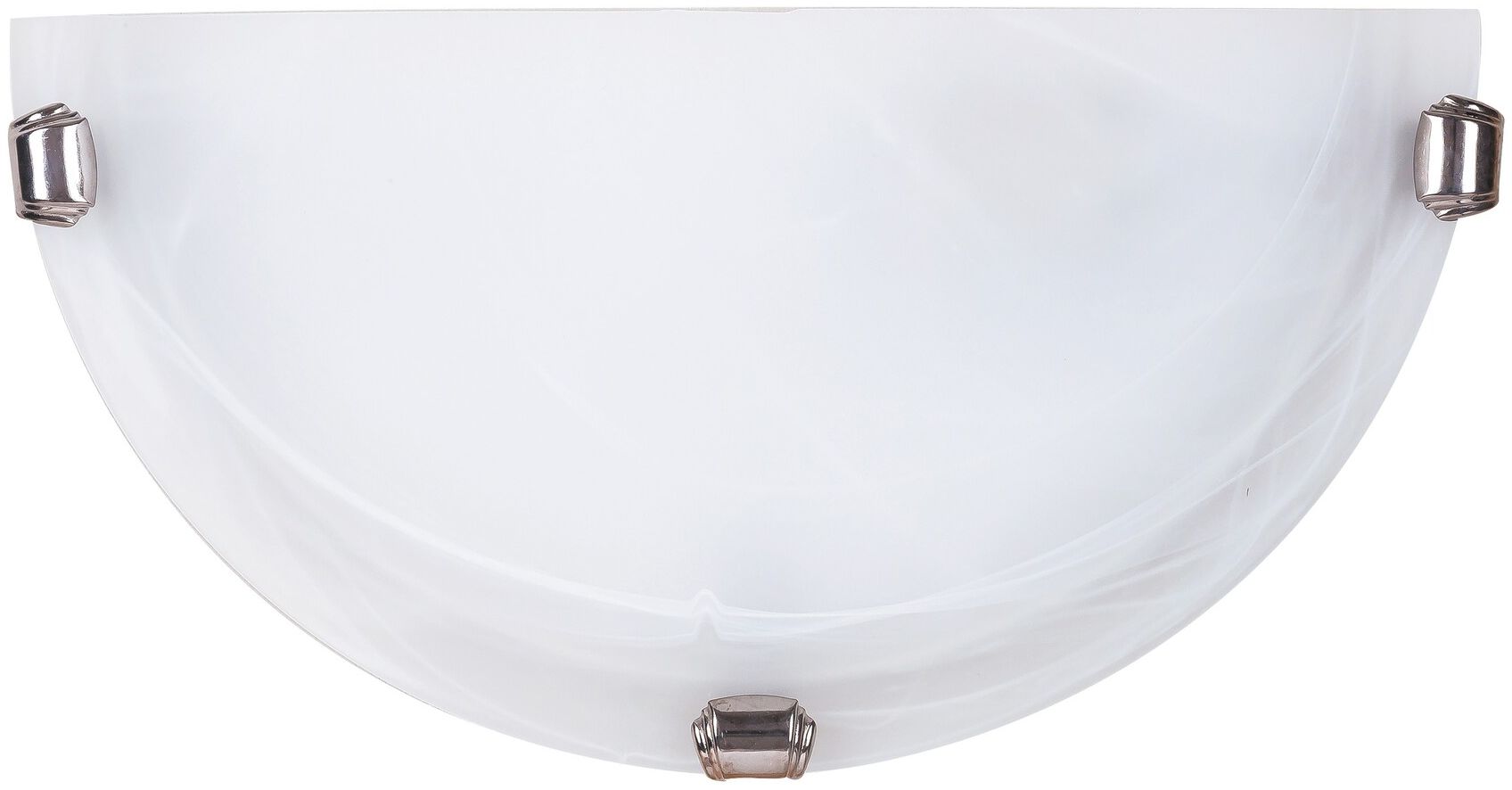 Rabalux Alabastro nástenná lampa 1x60 W biela-chrómová 3002