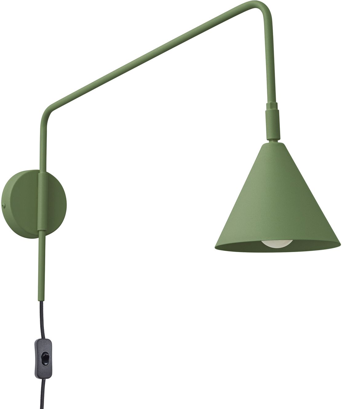 Sollux Lighting Nox nástenná lampa 1x10 W zelená SL.1700