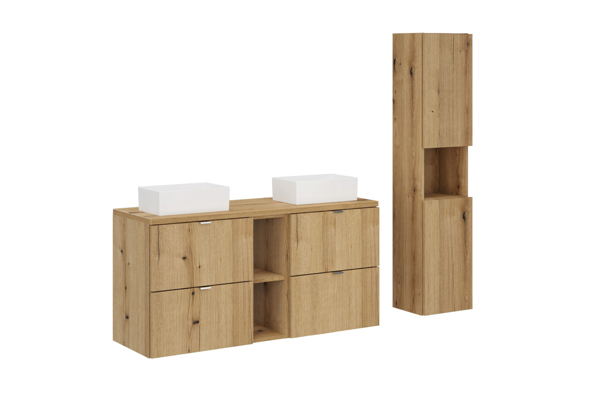 Súprava skrinka Comad Nova Oak NOVA OAK A 82-50-2S, skrinka Comad Nova Oak NOVA OAK A 80-03-2D(W80-01A), NOVA OAK 81-20-39, UN-GAJA35-SW 78570A(35), NOVA OAK A 89-120