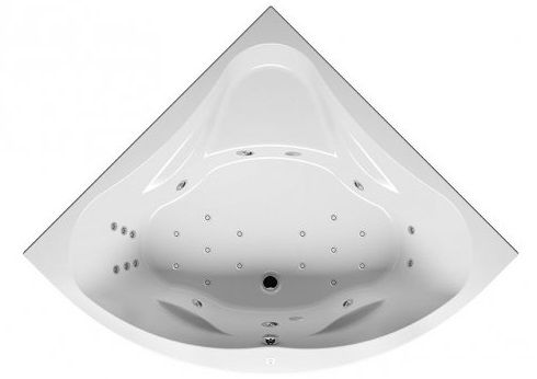 Riho Neo rohová vaňa 150x150 cm pravostranné biela B077011005