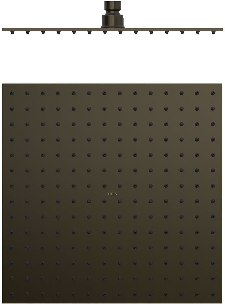 Tres Selection horná/hlavová sprcha 30x30 cm štvorec čierna 134315012KMB