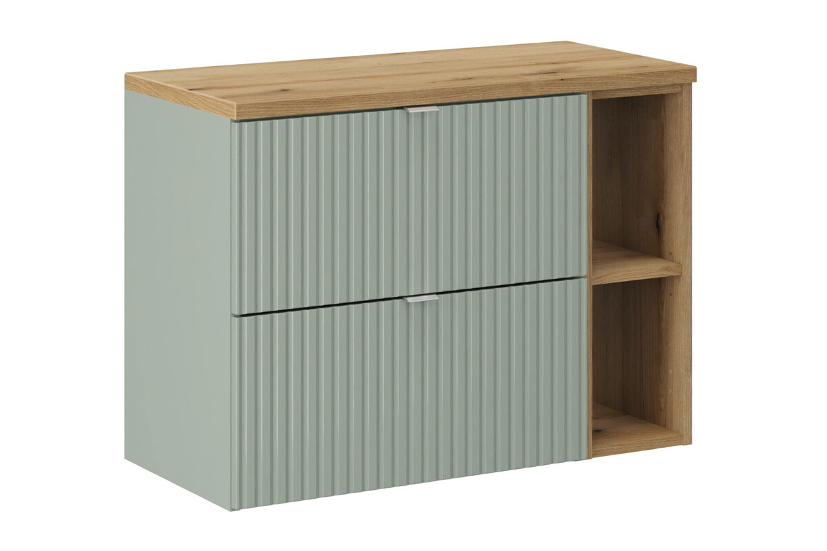 Súprava skrinka Comad Line Reed Green LINE REED GREEN D 82-60-2S, skrinka Comad Nova Oak NOVA OAK 81-20-39, NOVA OAK A 89-80