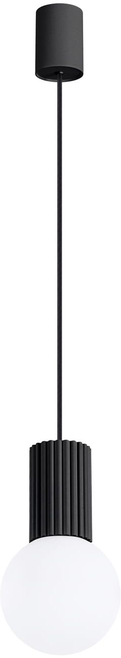 Sollux Lighting Halo závesné svietidlo 1x8 W biela-čierna SL.1714