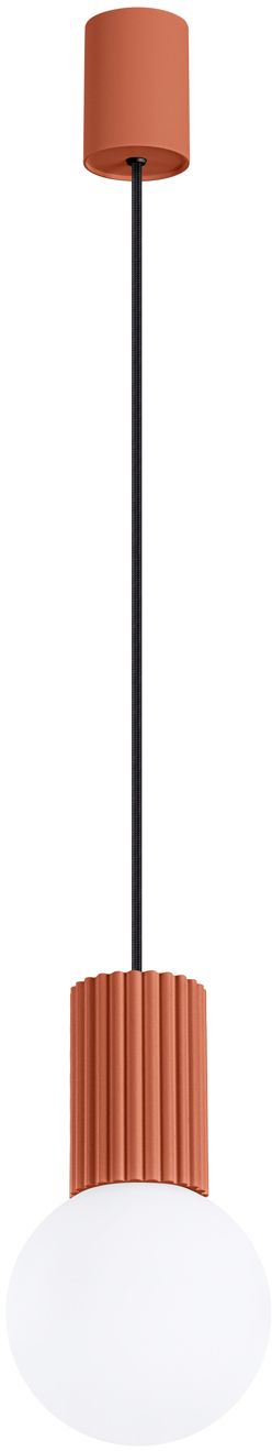 Sollux Lighting Halo závesné svietidlo 1x8 W biela-červená SL.1729